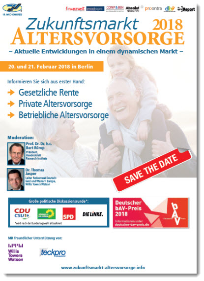 Zukunftsmarkt Altersvorsorge 2018