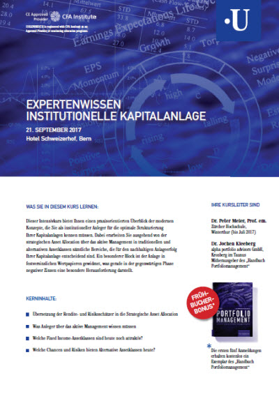 „Expertenwissen Institutionelle Kapitalanlage“