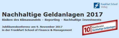 Nachhaltige Geldanlagen 2017