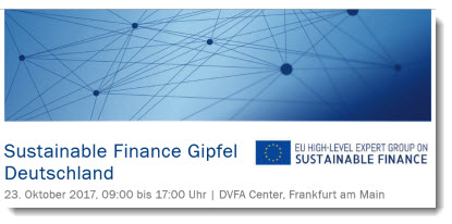 Sustainable Finance Gipfel Deutschland