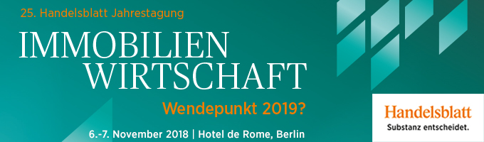 25. Handelsblatt Jahrestagung Immobilienwirtschaft