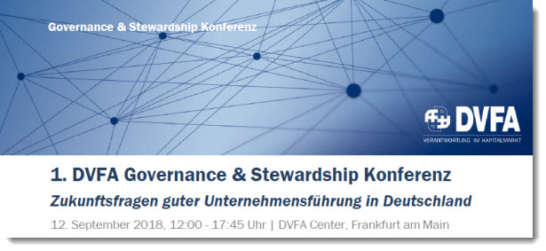1. DVFA Governance & Stewardship Konferenz