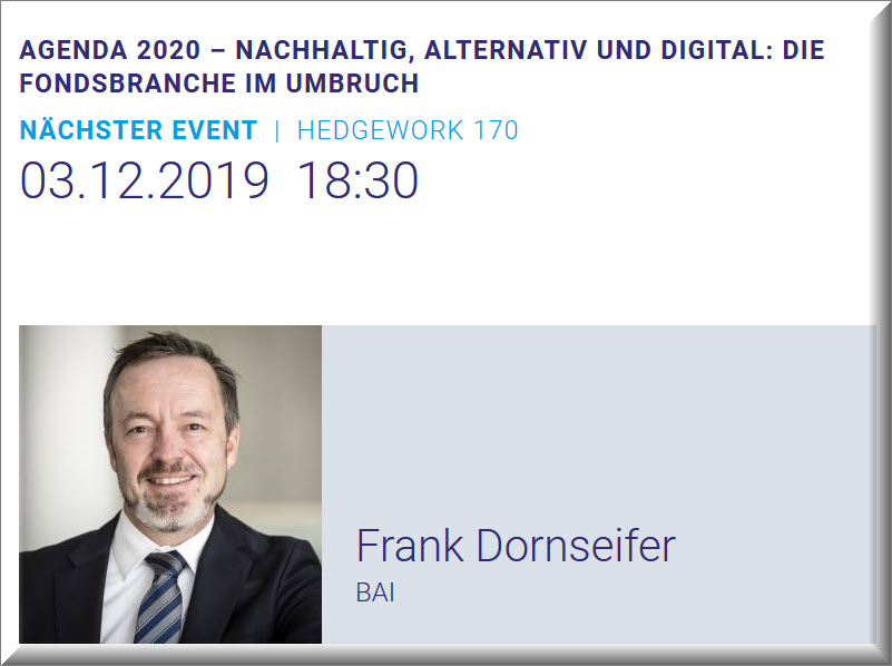 170. HEDGEWORK „Agenda 2020 – nachhaltig, alternativ und digital: die Fondsbranche im Umbruch“