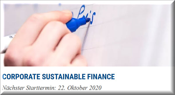 Kompaktstudium: Corporate Sustainable Finance (CSF)