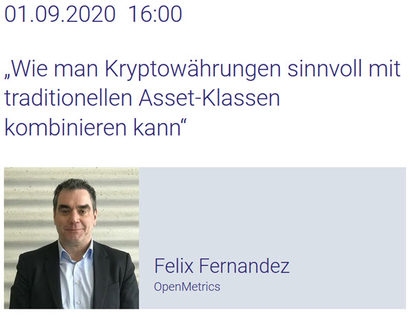 Hedgework „Wie man Kryptowährungen sinnvoll mit traditionellen Asset-Klassen kombinieren kann“