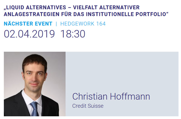 164. HEDGEWORK „Liquid Alternatives – Vielfalt alternativer Anlagestrategien für das institutionelle Portfolio“