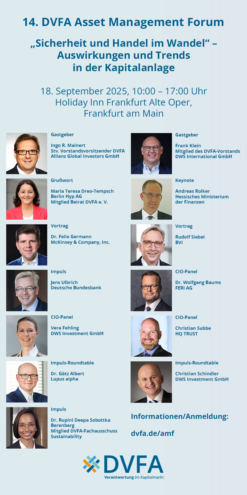 14. DVFA Asset Management Forum