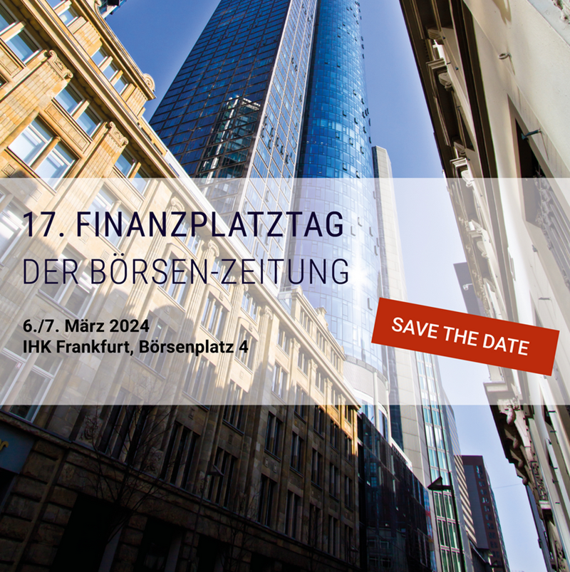 17. Finanzplatztag der Börsen-Zeitung