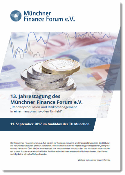 13. Jahrestagung des Münchner Finance Forum e.V.