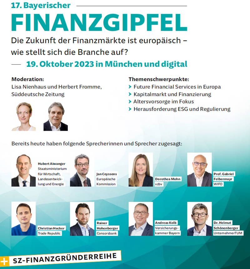 17. Bayerischer Finanzgipfel 2023