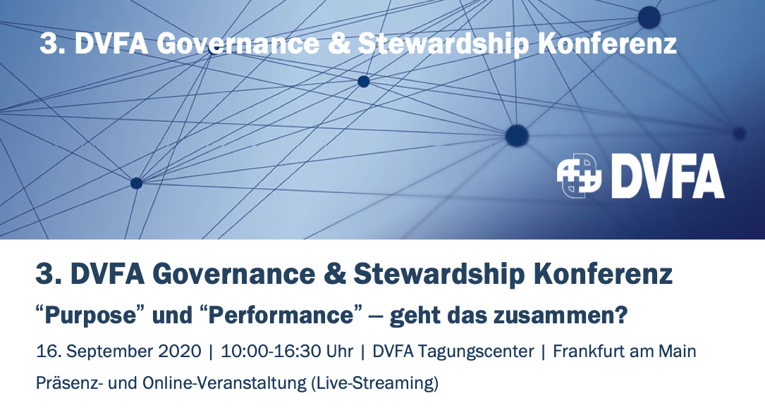 3. DVFA Governance & Stewardship Konferenz