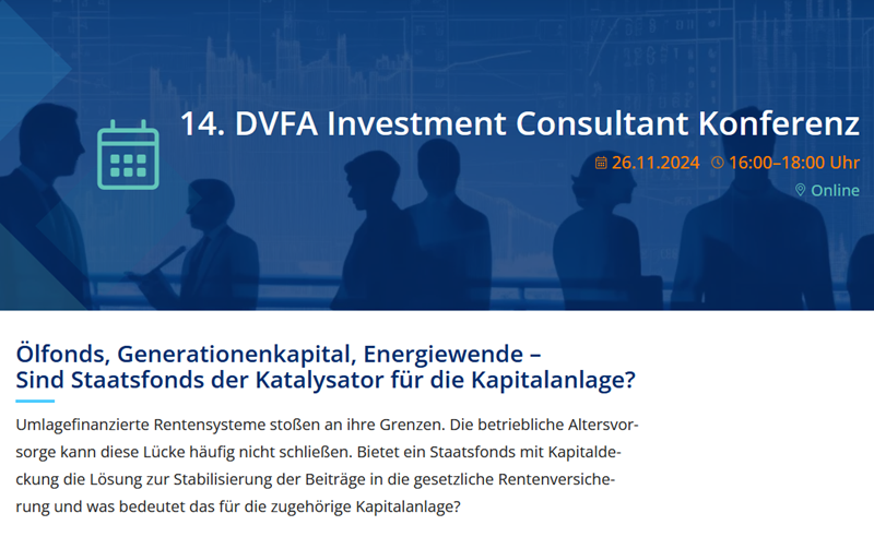 14. DVFA Investment Consultant Konferenz