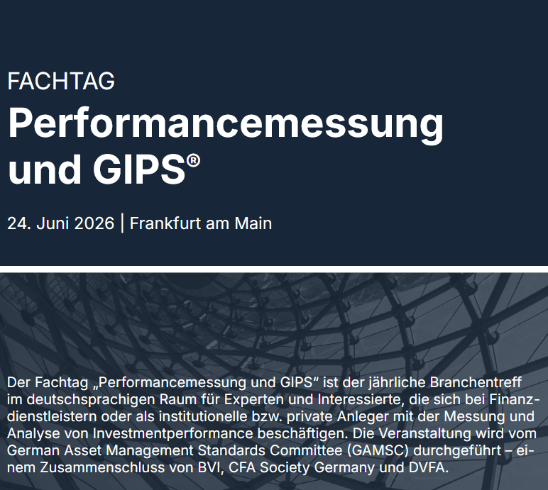 FACHTAG Performancemessung und GIPS