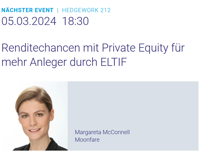 Hedgework: "Renditechancen mit Private Equity für mehr Anleger durch ELTIF"