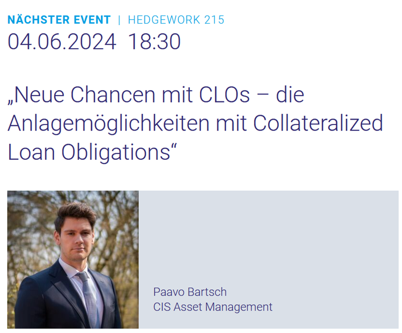 Hedgework: „Neue Chancen mit CLOs“