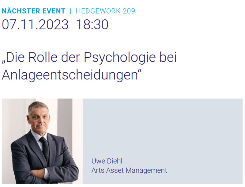 Hedgework: "Die Rolle der Psychologie bei Anlageentscheidungen“