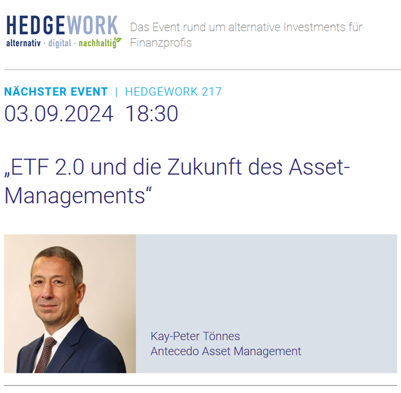 HEDGEWORK: „ETF 2.0 und die Zukunft des Asset-Managements“