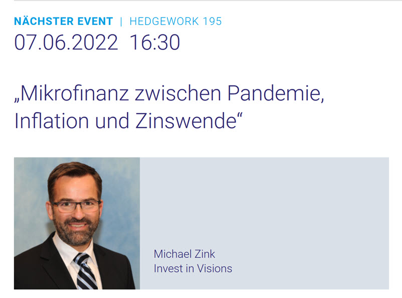 HEDGEWORK: „Mikrofinanz zwischen Pandemie, Inflation und Zinswende“