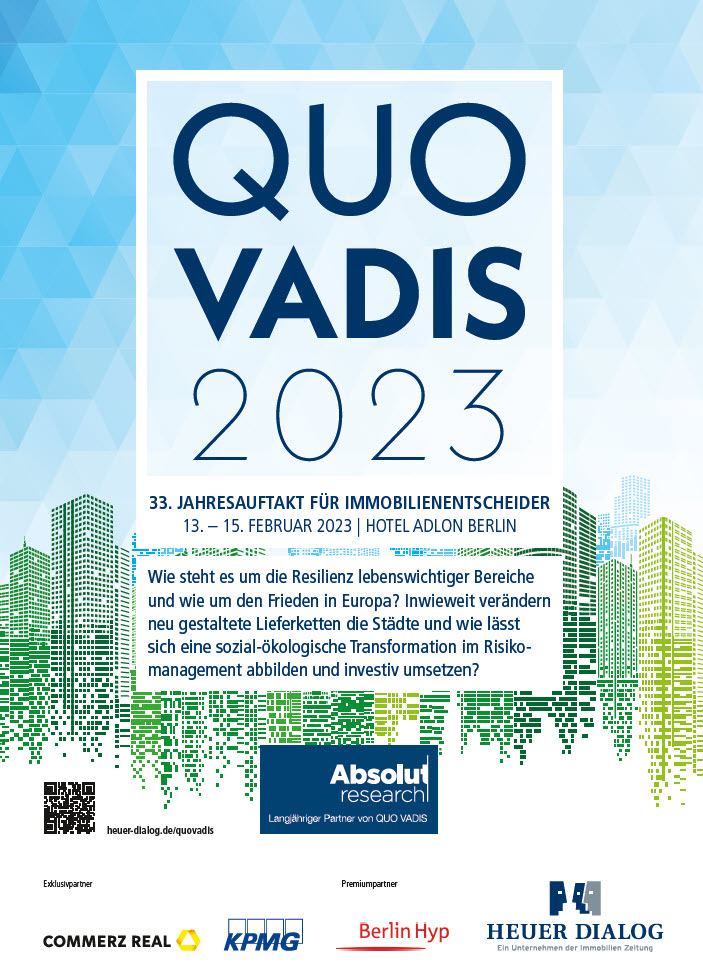 QUO VADIS - 33. Jahresauftakt für Immobilienentscheider