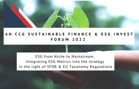 6th CCG Sustainable Finance & ESG Invest Forum 2022
