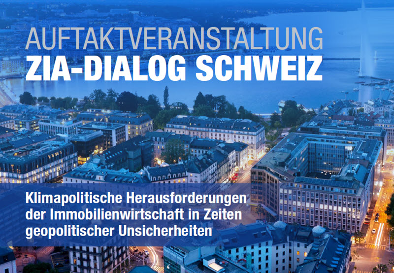 ZIA-DIALOG SCHWEIZ - Auftaktveranstaltung