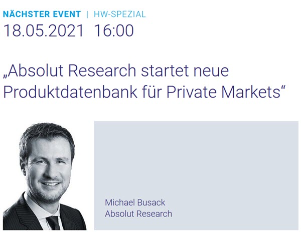 Hedgework Spezial: Absolut|private - Produktdatenbank für Private Markets