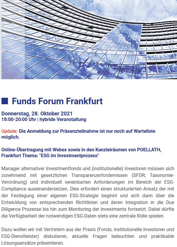 Funds Forum Frankfurt