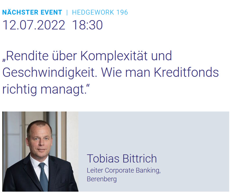 HEDGEWORK: „Rendite über Komplexität und Geschwindigkeit. Wie man Kreditfonds richtig managt.“