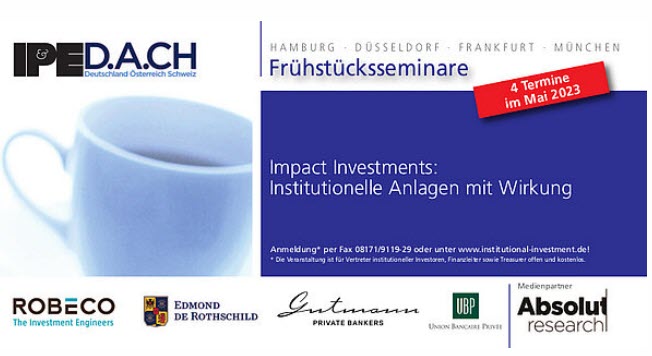 IPE Frühstücksseminare: "Impact Investments"