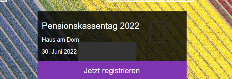 Pensionskassentag 2022